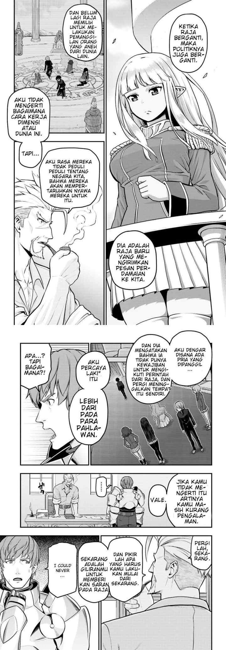 Konjiki no Moji Tsukai: Yuusha Yonin ni Makikomareta Unique Cheat chapter 17 halaman 7