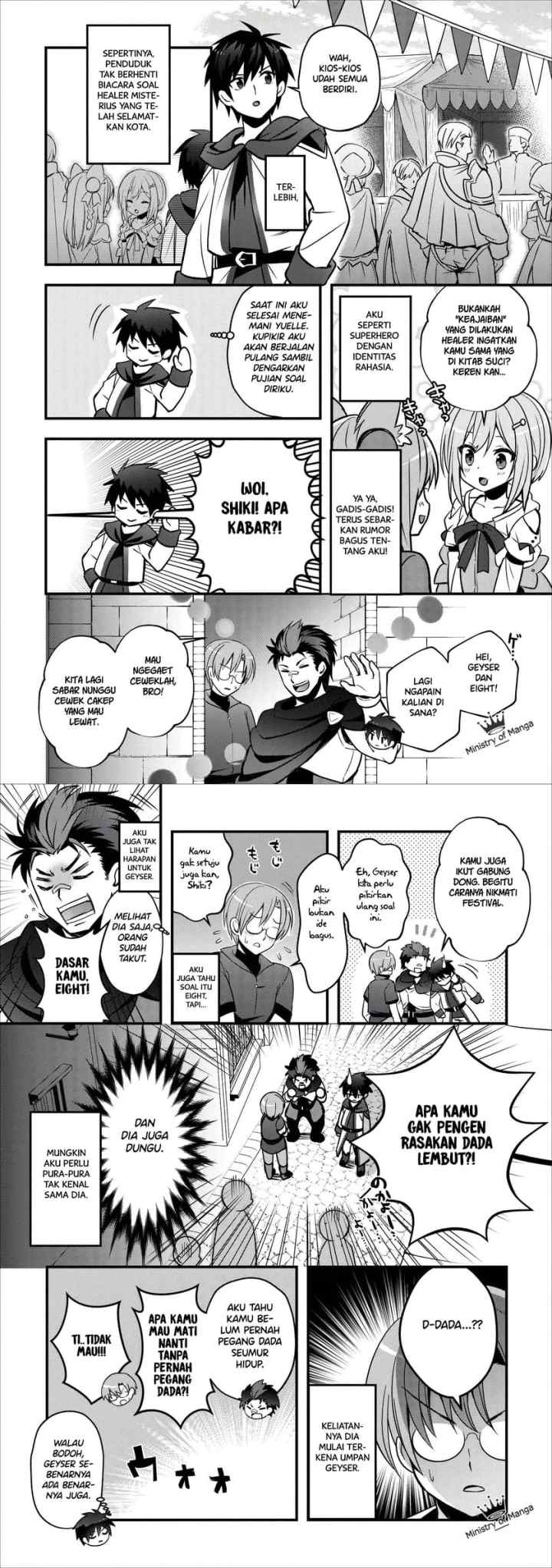 Isekai no Meikyuu Toshi de Chiyu Mahoutsukai Yattemasu chapter 11 halaman 10