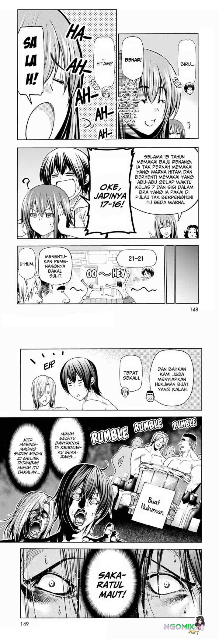 Grand Blue chapter 74.5 halaman 8