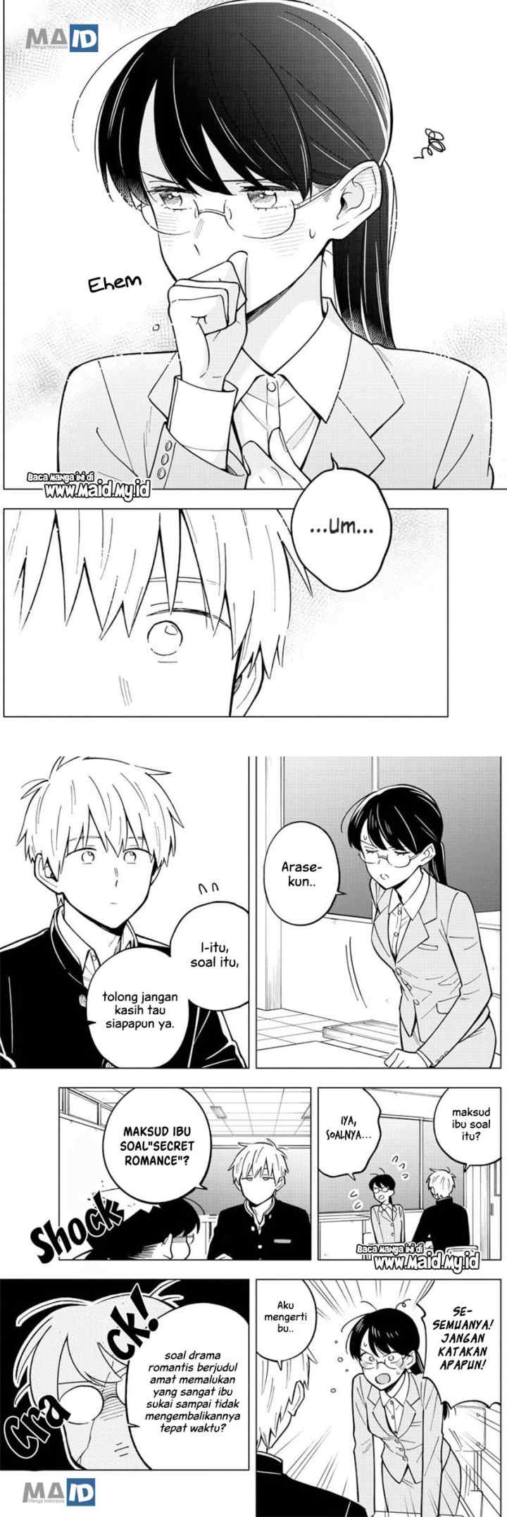 Sensei wa Koi wo Oshierarenai chapter 23 halaman 9
