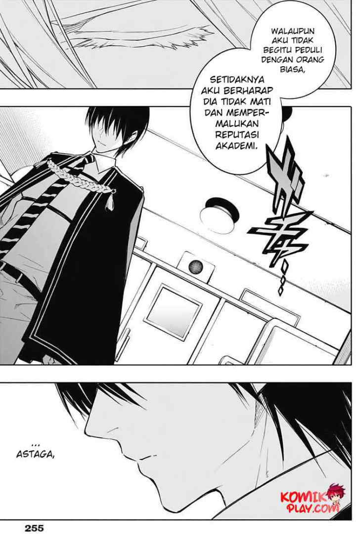 Ouritsu Mahou Gakuen no Saika Sei: Slum Agari no Saikyou Mahoushi, Kizoku darake no Gakuen de Musou suru chapter 36 halaman 18