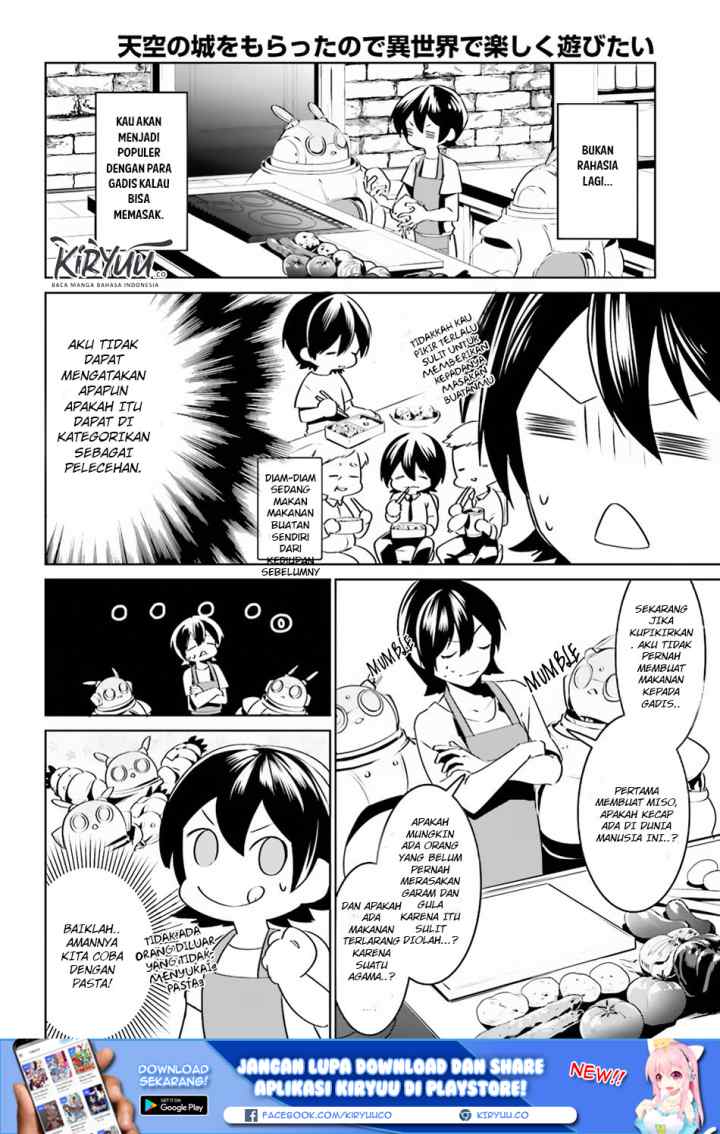 Tenkuu no Shiro o Moratta no de Isekai de Tanoshiku Asobitai chapter 2.1 halaman 11