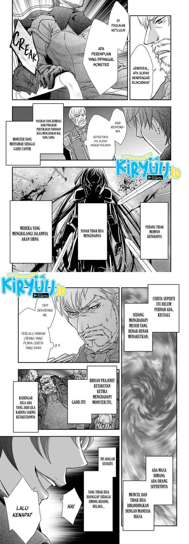 Shinigami ni Sodaterareta Shoujo wa Shikkoku no Tsurugi wo Mune ni Idaku chapter 19 halaman 12