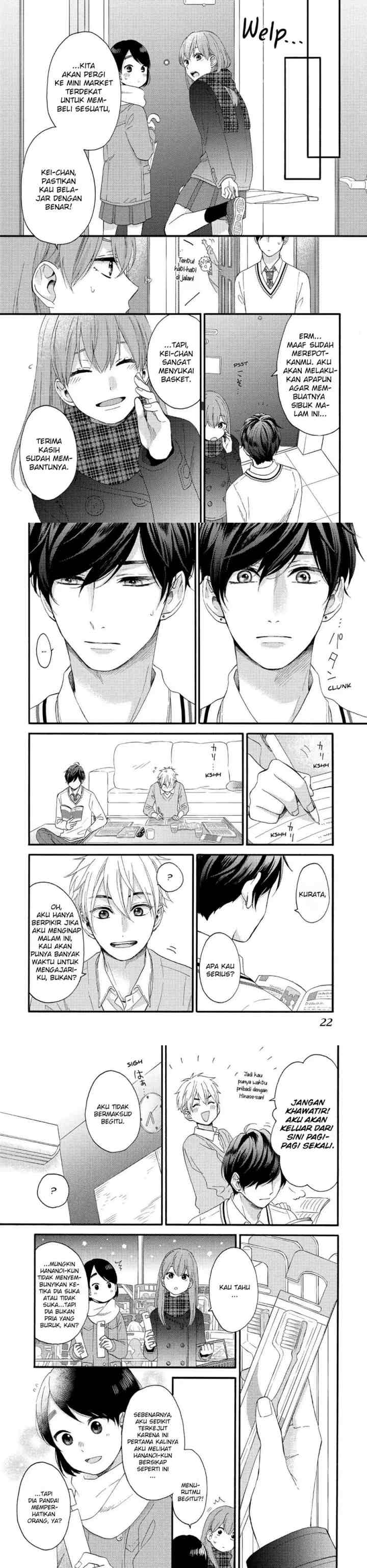 Hananoi-kun to Koi no Yamai chapter 9 halaman 8