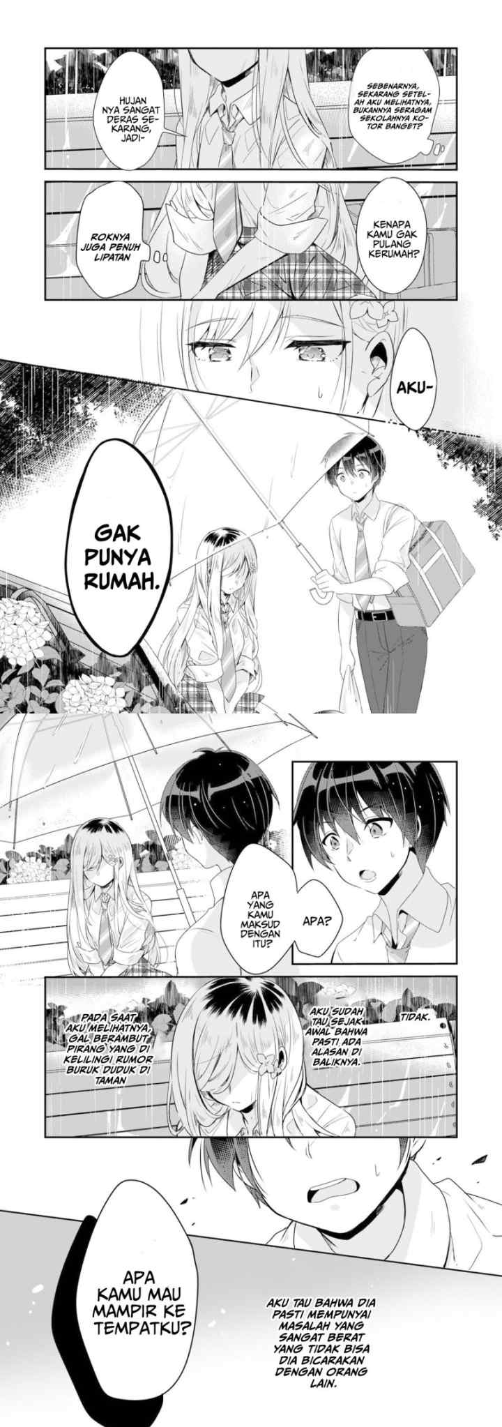 Class no Bocchi Gal wo Omochikaeri Shite Seisokei Bijin ni Shite Yatta Hanashi chapter 1 halaman 4