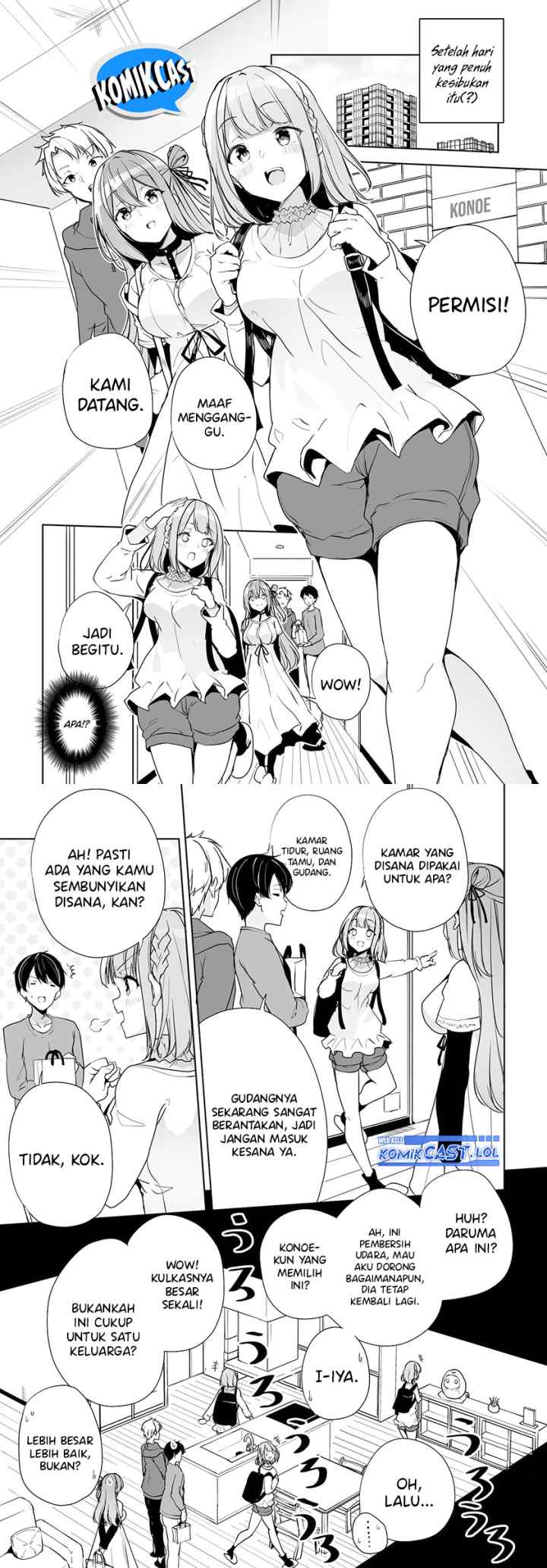 Danshi dato Omotteita Osananajimi to no Shinkon Seikatsu ga Umakuiki sugiru Kudan ni Tsuite chapter 4 halaman 6