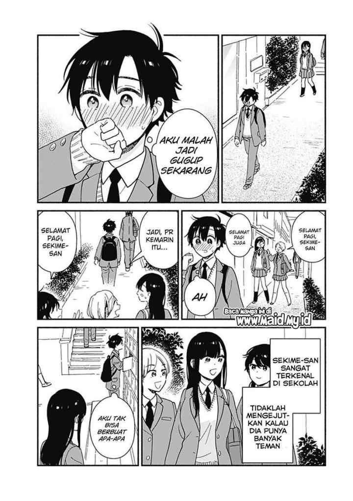 Sekimen Shinaide Sekime-san (Serialization) chapter 3 halaman 9