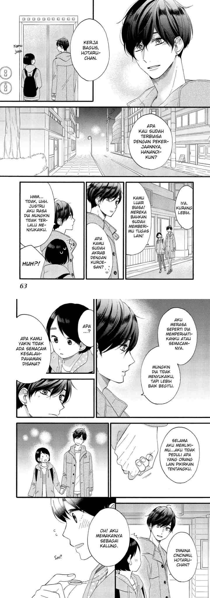 Hananoi-kun to Koi no Yamai chapter 14 halaman 9