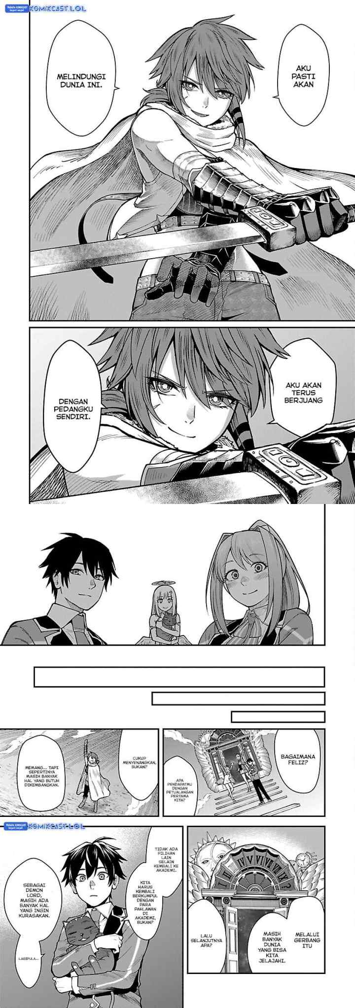 Saikyou no Maou ni Kitaerareta Yuusha Isekai Kikanshatati no Gakuen de Musou Suru chapter 19 halaman 9