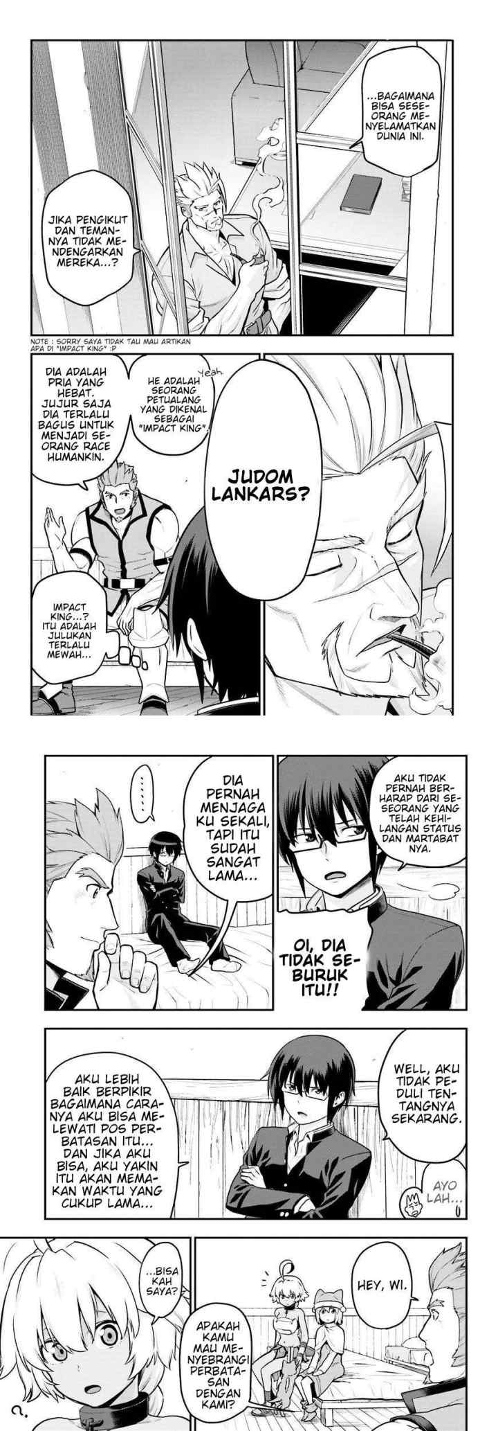 Konjiki no Moji Tsukai: Yuusha Yonin ni Makikomareta Unique Cheat chapter 17 halaman 8
