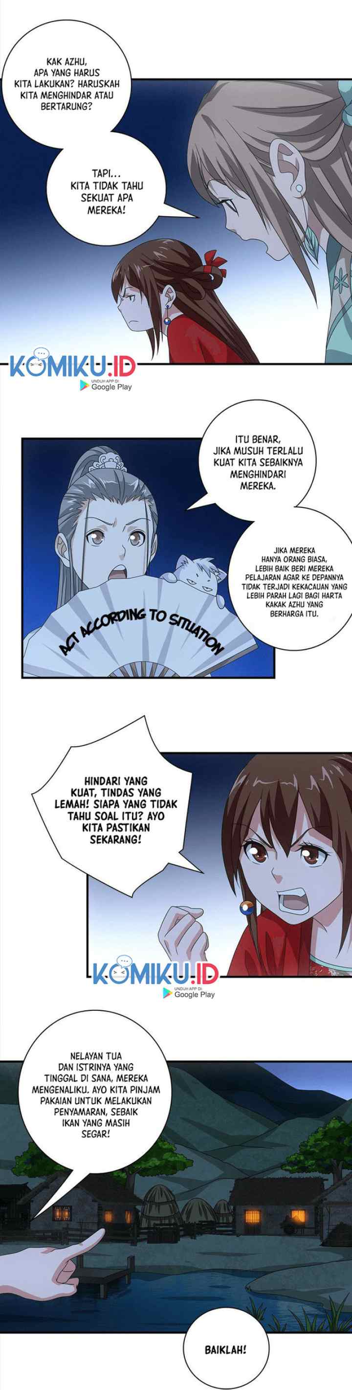 Demi-Gods and Semi-Devils chapter 74 halaman 4