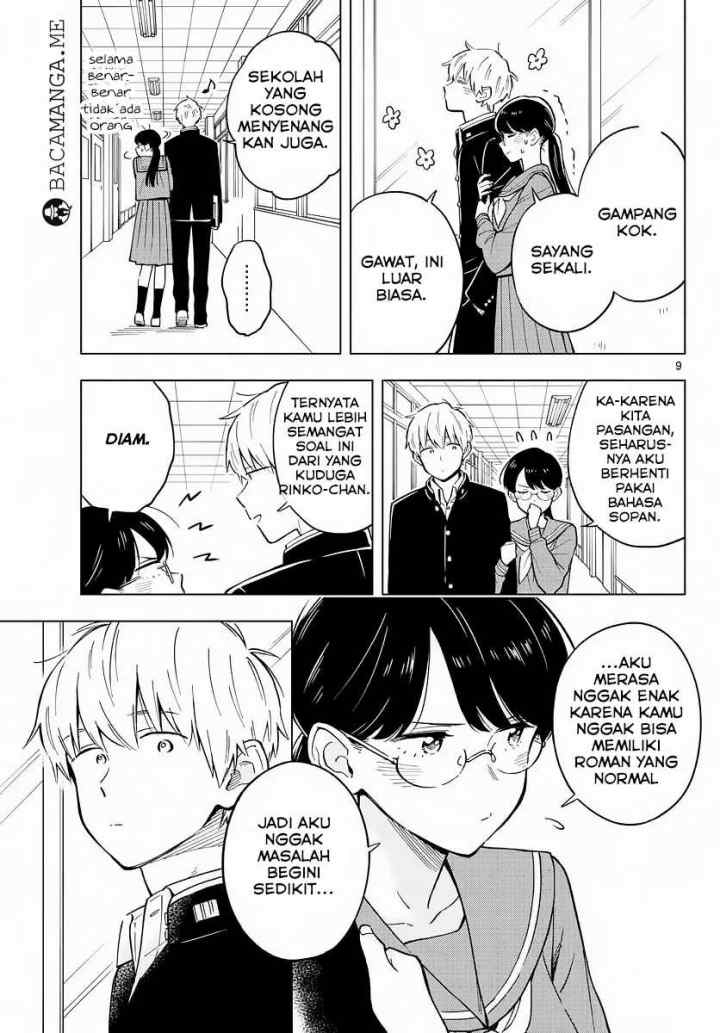 Sensei wa Koi wo Oshierarenai chapter 14 halaman 9