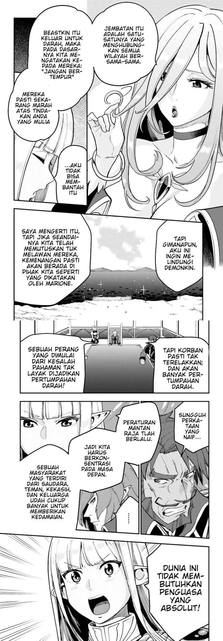 Konjiki no Moji Tsukai: Yuusha Yonin ni Makikomareta Unique Cheat chapter 34 halaman 9