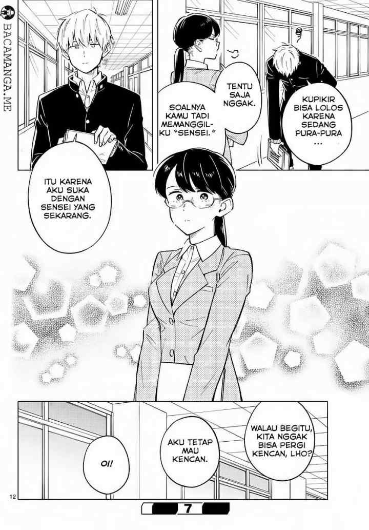 Sensei wa Koi wo Oshierarenai chapter 14 halaman 12