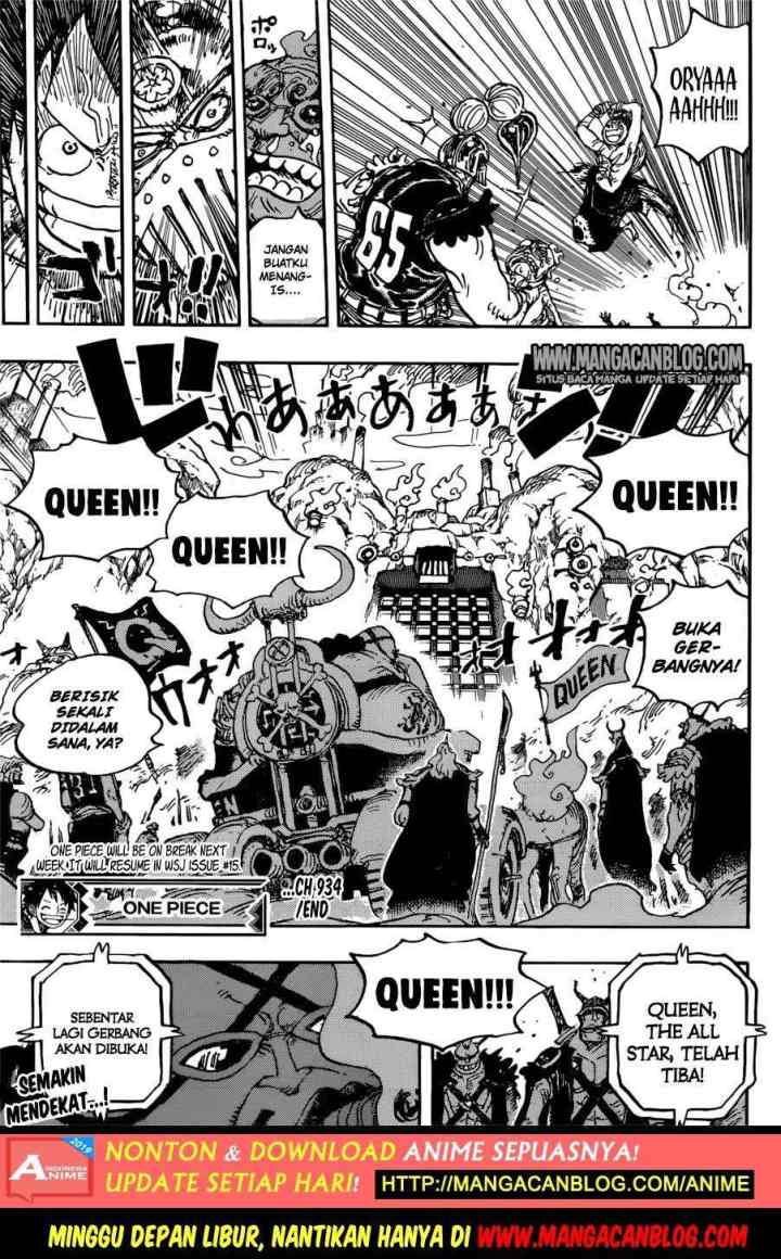 One Piece chapter 934 halaman 16