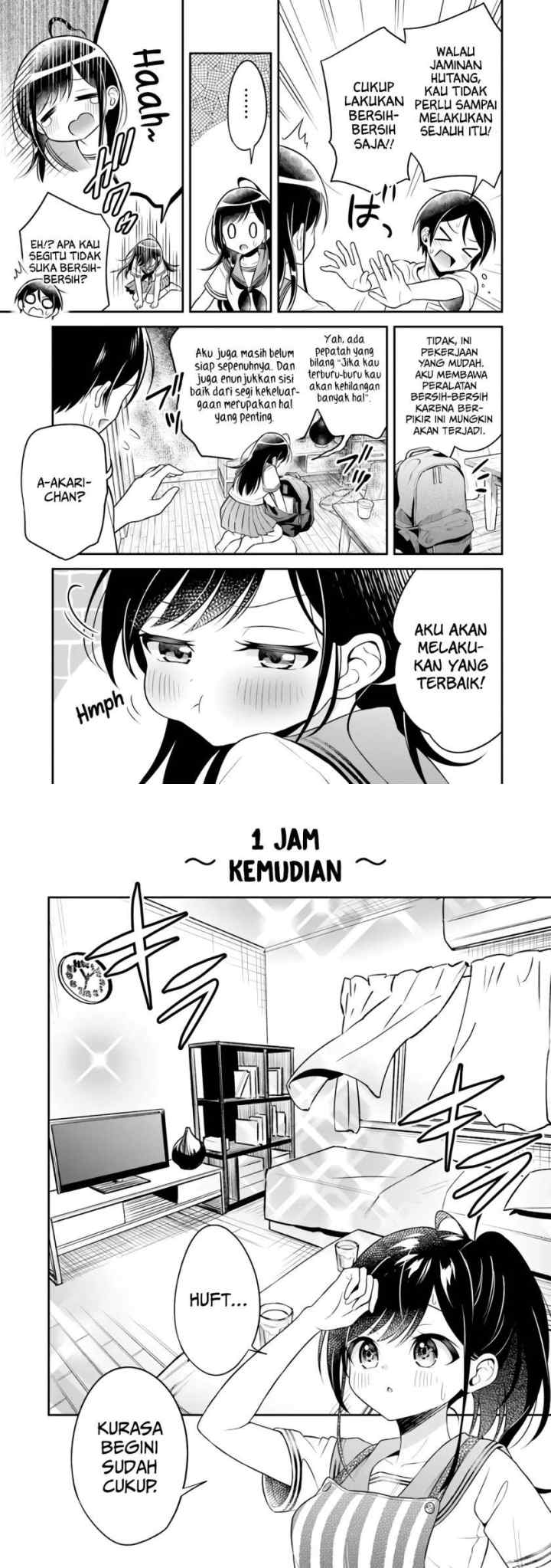 Yuujin ni 500 Yen Kashitara Shakkin no Kata ni Imouto wo Yokoshite Kita Nodakeredo, Ore wa Ittai Dou Sureba Iindarou chapter 1 halaman 8