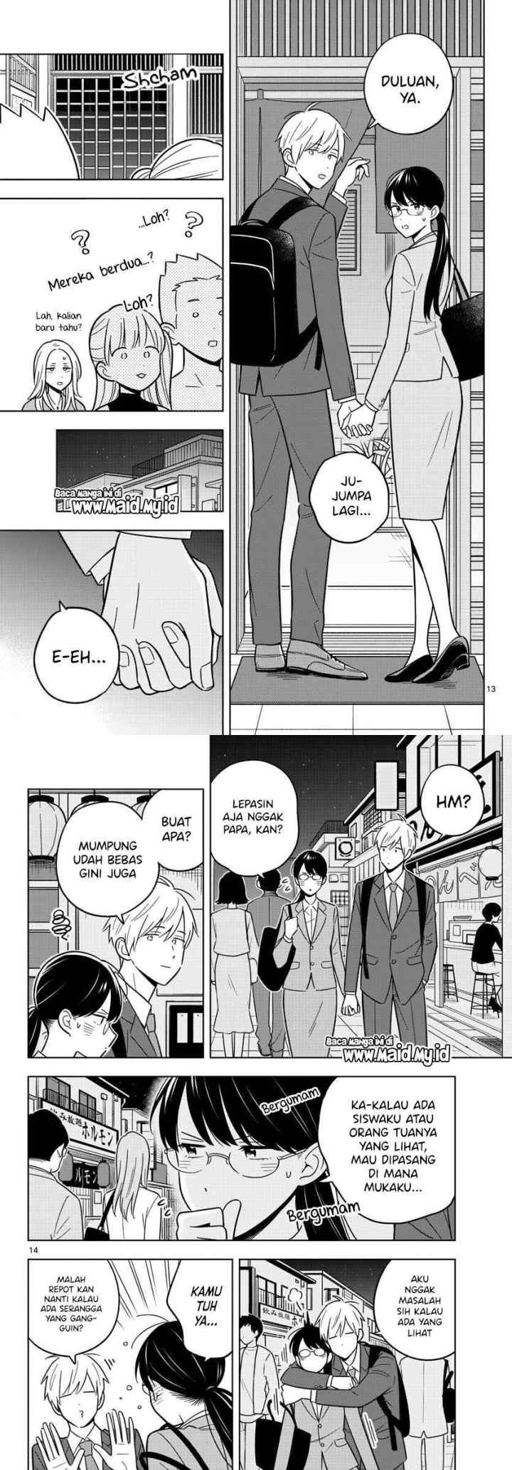 Sensei wa Koi wo Oshierarenai chapter 47 halaman 8