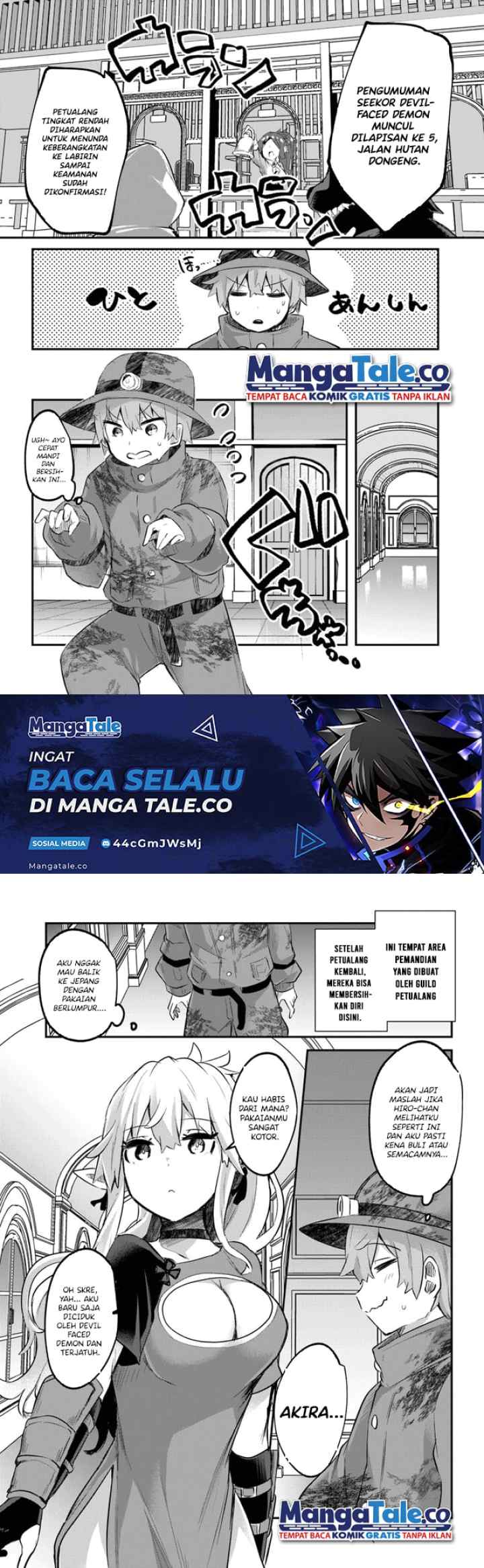 Houkago no Meikyuu Boukensha: Nippon to Isekai wo Ikiki Dekiru You ni Natta Boku wa Level Up ni Isoshimi Masu chapter 4 halaman 7