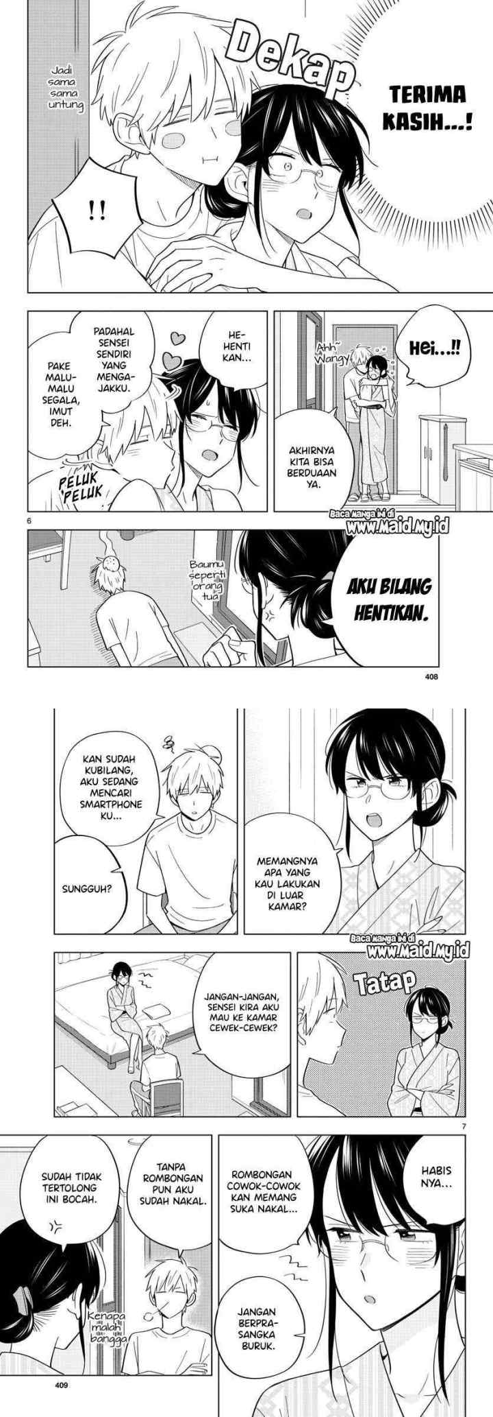 Sensei wa Koi wo Oshierarenai chapter 36 halaman 4