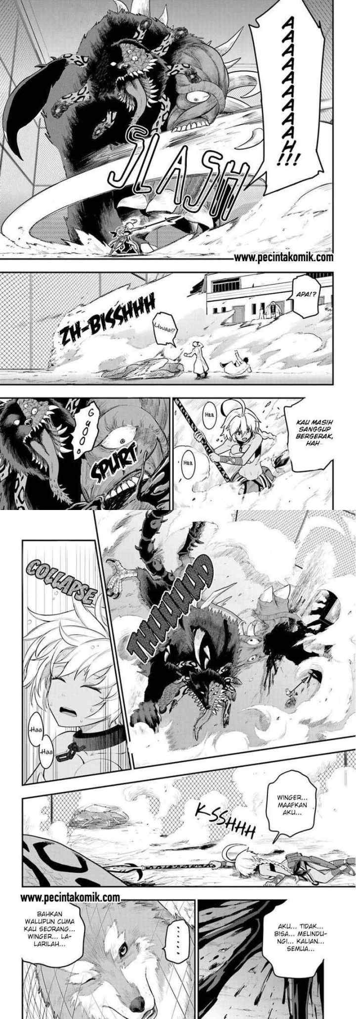 Konjiki no Moji Tsukai: Yuusha Yonin ni Makikomareta Unique Cheat chapter 13 halaman 8