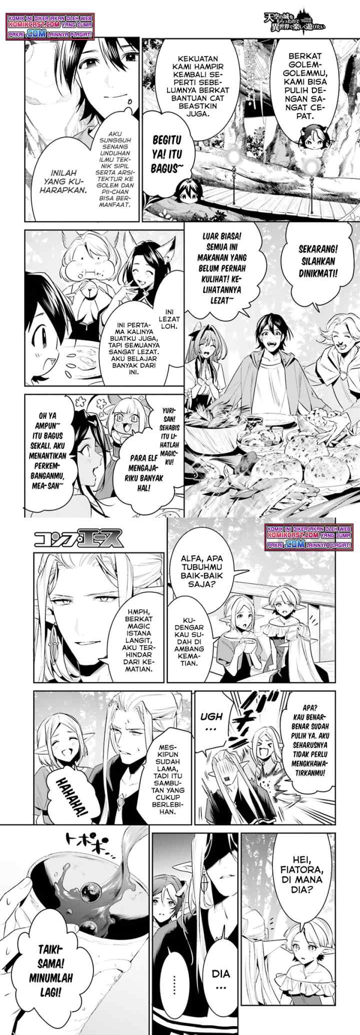 Tenkuu no Shiro o Moratta no de Isekai de Tanoshiku Asobitai chapter 28 halaman 4
