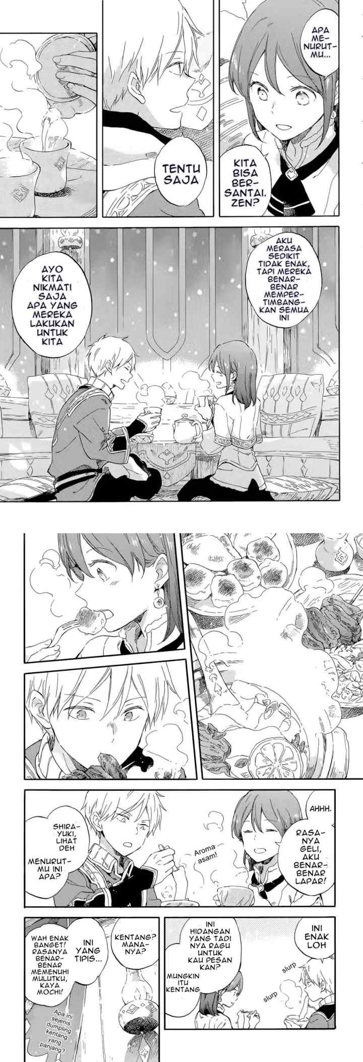 Akagami no Shirayukihime chapter 100 halaman 4