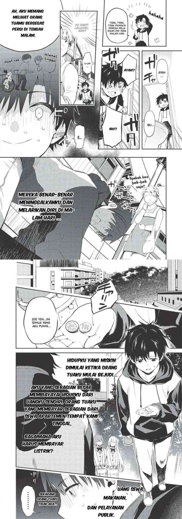 Saijo no Osewa ~Takane no Hana Darakena Meimon Kou de, Gakuin Ichi no Ojou-sama (Seikatsu Noryoku Kaimu) o Kagenagara Osewa suru Koto ni Narimashita~ chapter 1 halaman 5