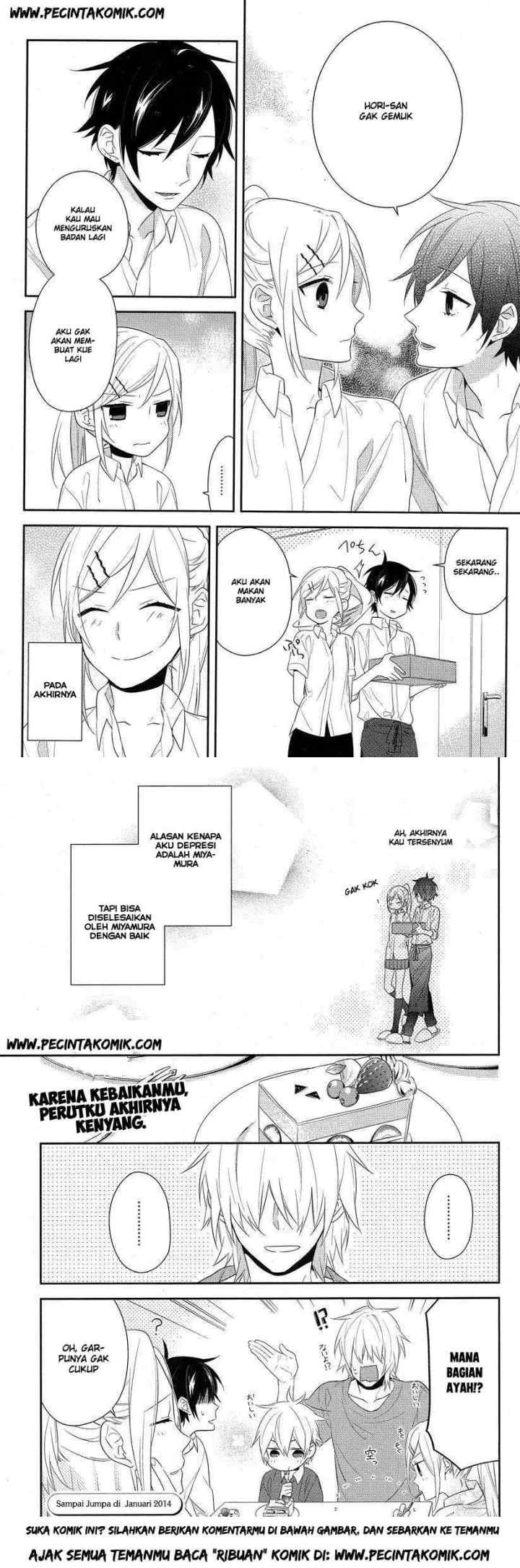 Horimiya chapter 28 halaman 13