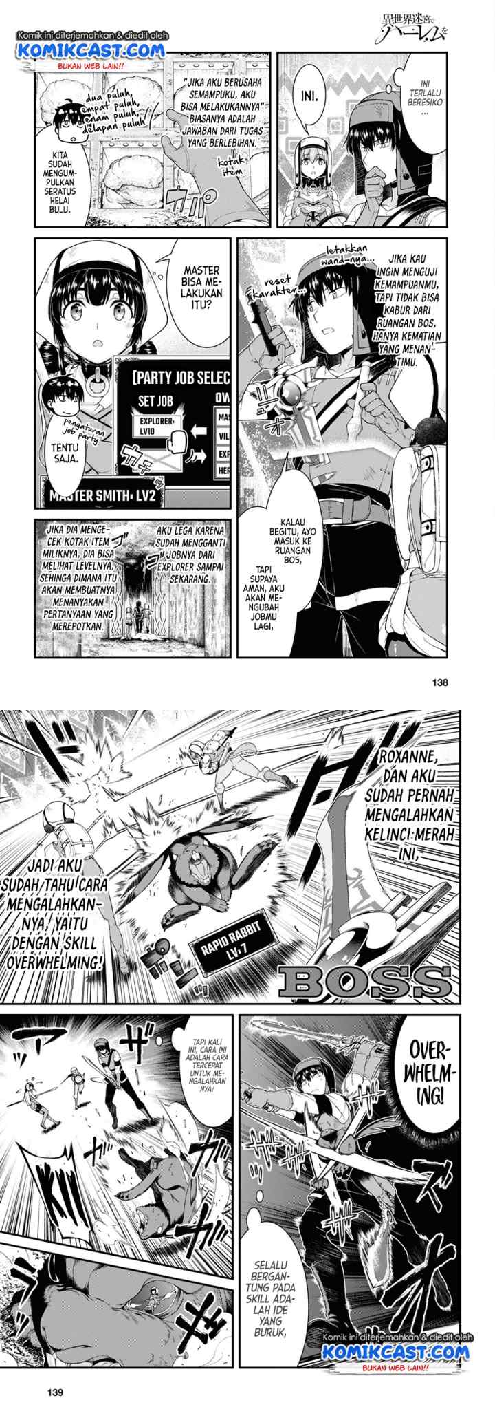 Isekai Meikyuu de Harem wo chapter 55 halaman 5