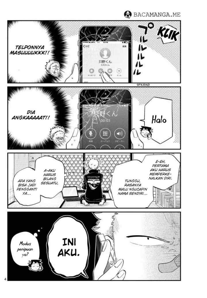 Komi-san wa Komyushou Desu chapter 95 halaman 4
