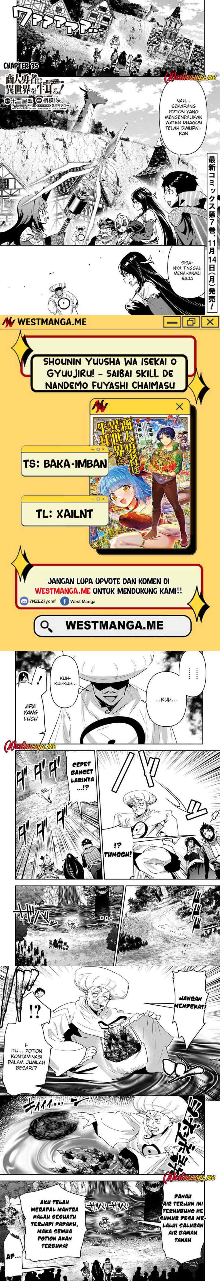Shounin Yuusha wa Isekai o Gyuujiru! - Saibai Skill de Nandemo Fuyashi Chaimasu chapter 35 halaman 11