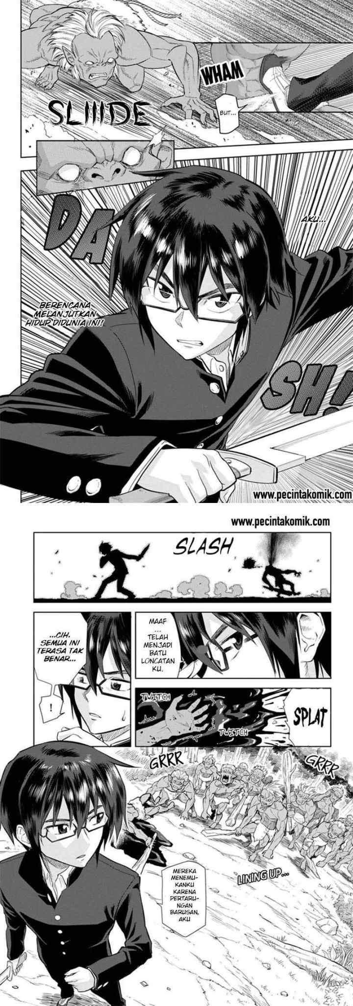 Konjiki no Moji Tsukai: Yuusha Yonin ni Makikomareta Unique Cheat chapter 3 halaman 6