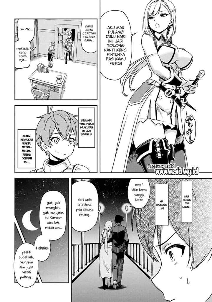 Toshiue Elite Onna Kishi Ga Boku No Mae De Dake Kawaii chapter 5.1 halaman 4