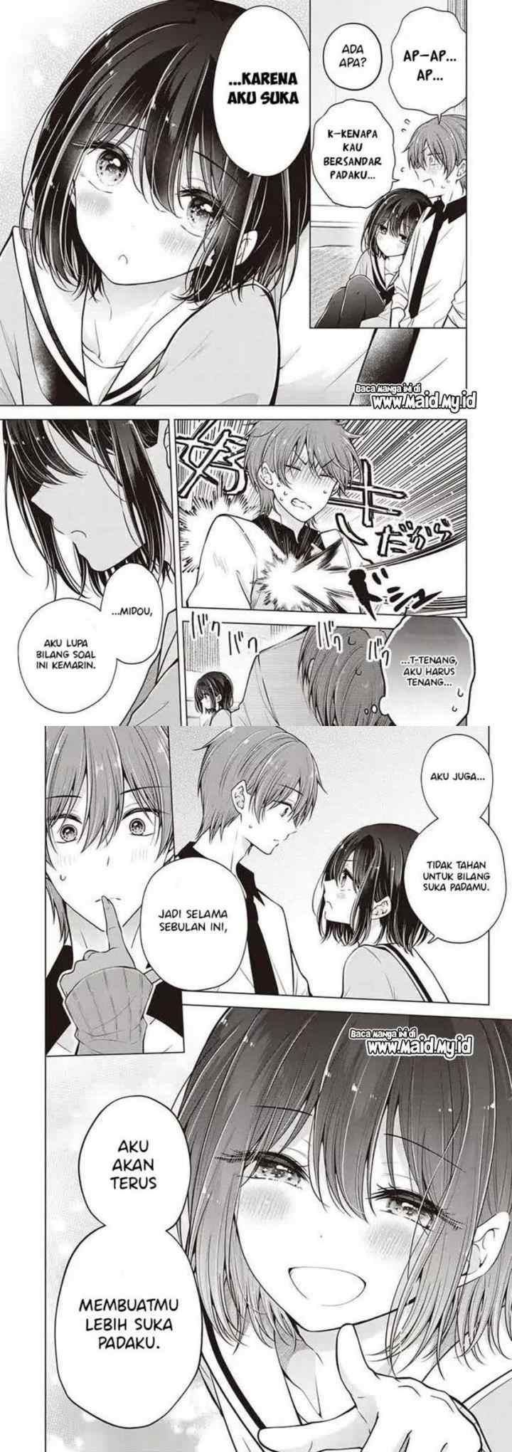 Osananajimi(♂) wo Onnanoko ni Shiteshimatta Hanashi chapter 86 halaman 14