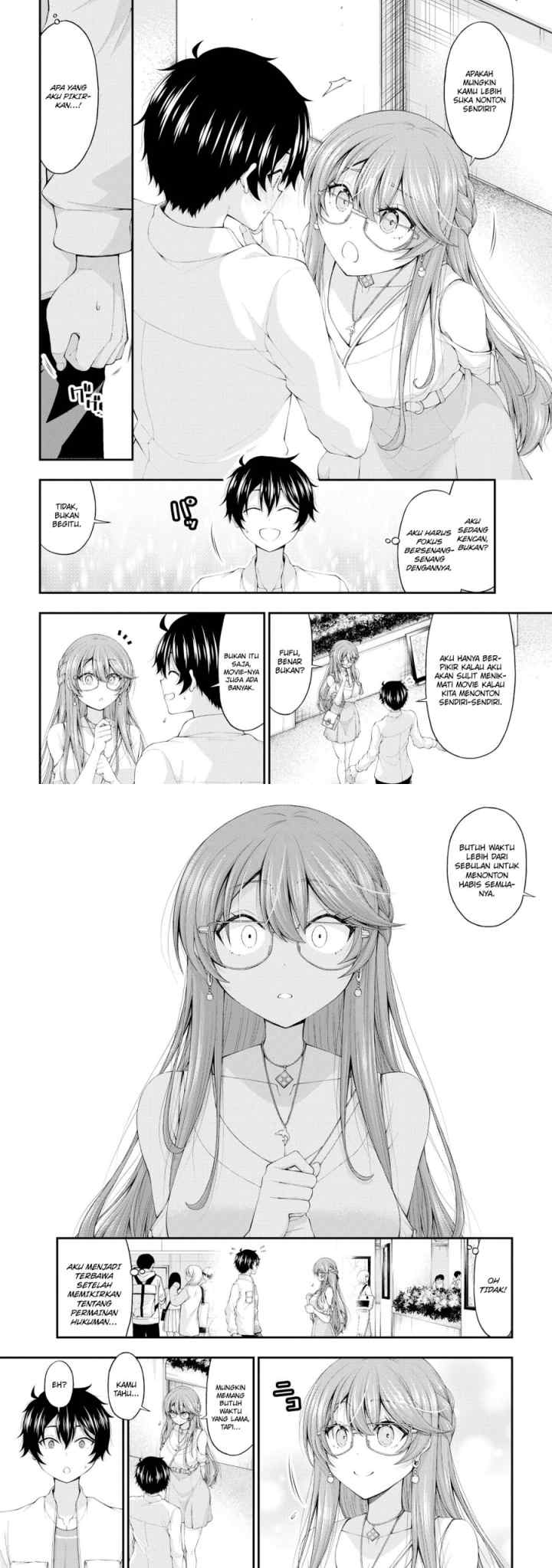 Inkya no Boku ni Batsu Game ni Kokuhaku Shitekita Hazu no Gyaru ga, Doumitemo Boku ni Betahore Desu chapter 13 halaman 4