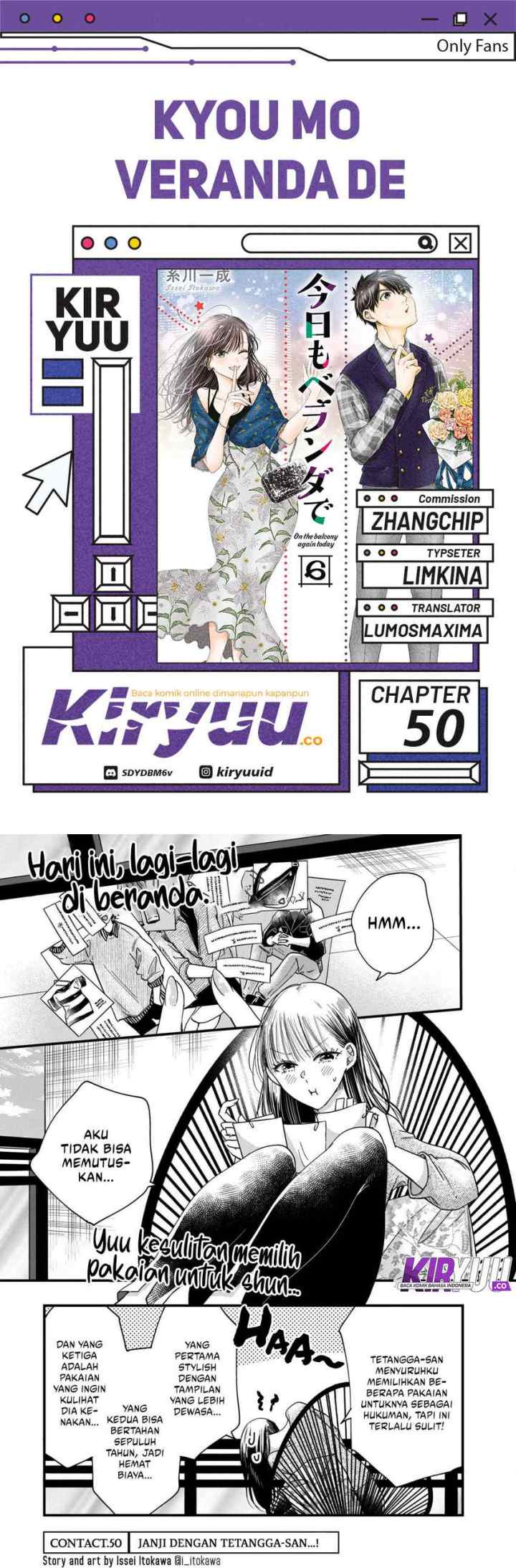 Kyou mo Veranda de chapter 50 halaman 9
