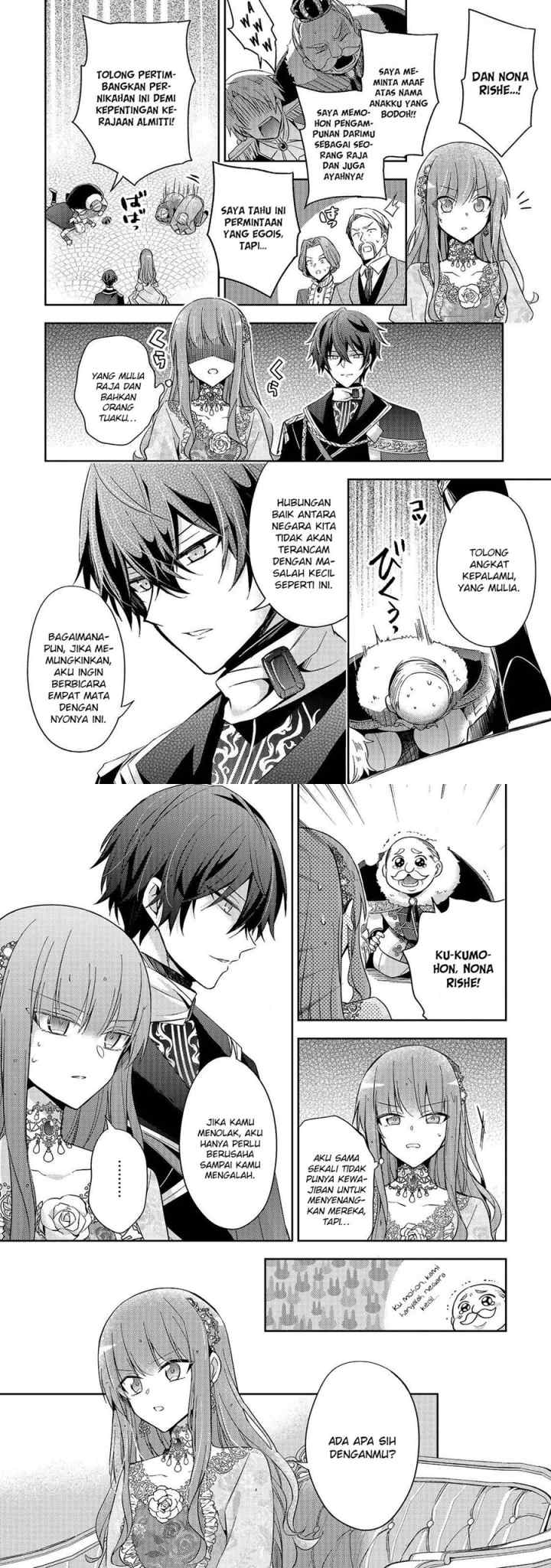 The Villainess Wants to Enjoy a Carefree Married Life in a Former Enemy Country in Her Seventh Loop! chapter 2 halaman 4