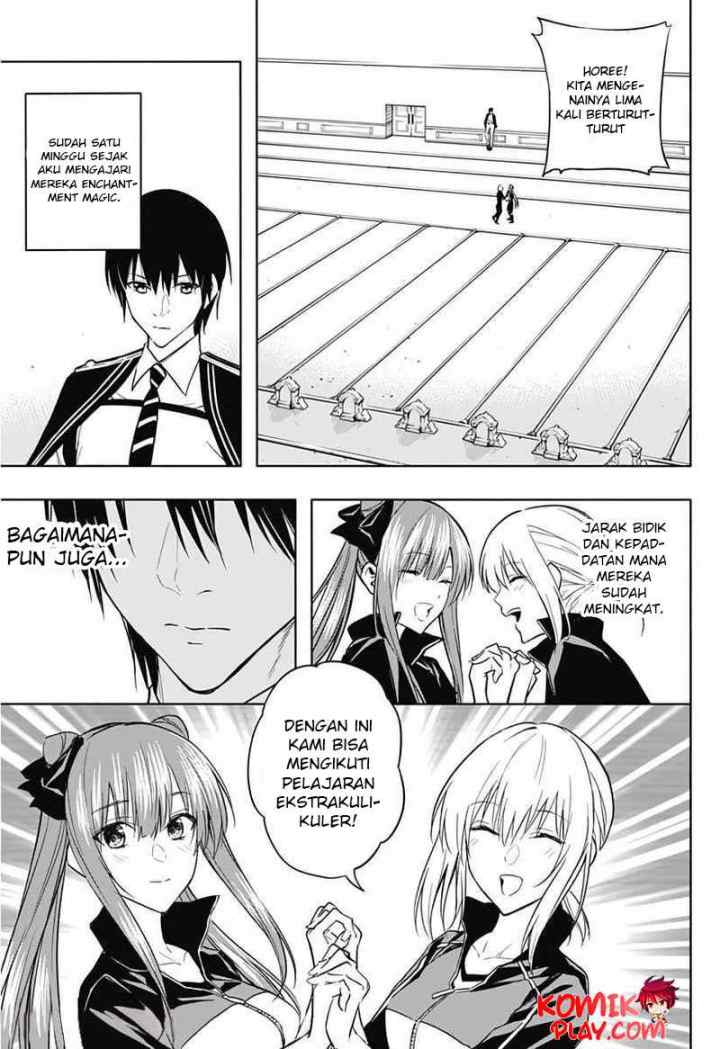 Ouritsu Mahou Gakuen no Saika Sei: Slum Agari no Saikyou Mahoushi, Kizoku darake no Gakuen de Musou suru chapter 35 halaman 5