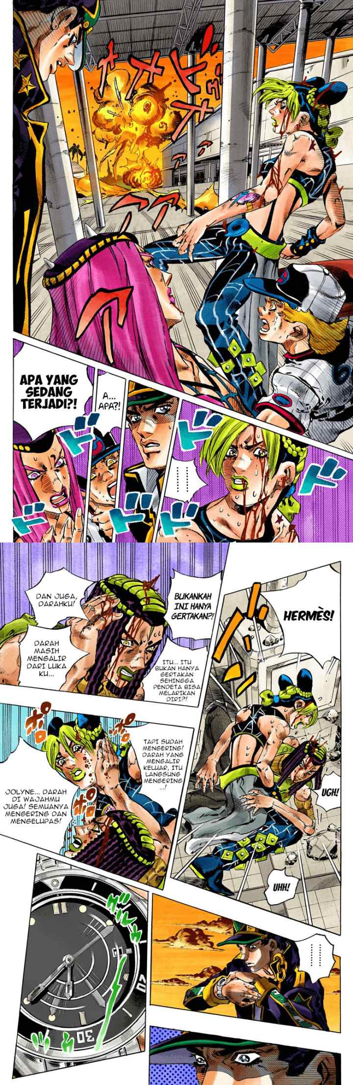 JoJo no Kimyou na Bouken - Stone Ocean chapter 150 halaman 7