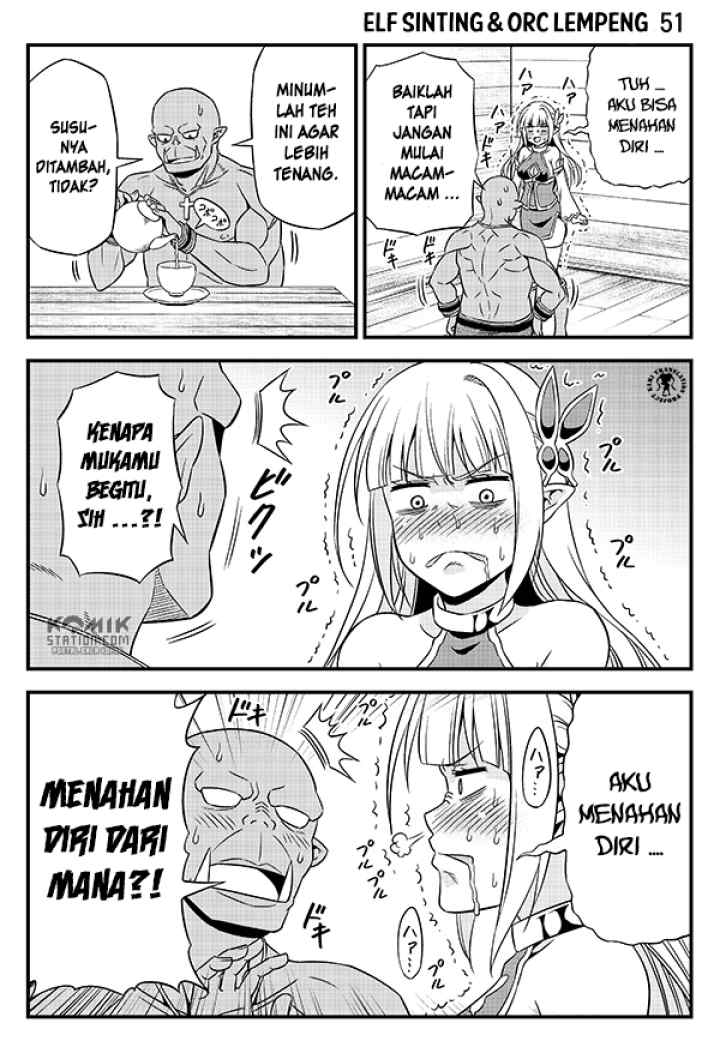 Hentai Elf to Majime Orc chapter 7 halaman 4