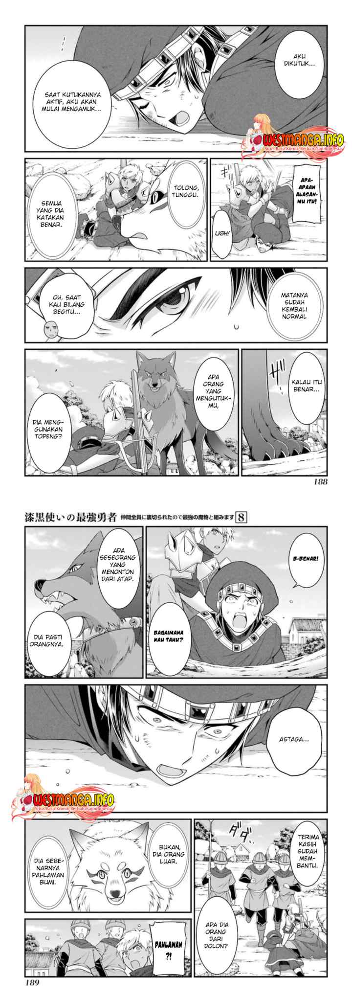 Shikkoku Tsukai no Saikyo Yusha Nakama Zen'in ni Uragira Retanode Saikyo no Mamono chapter 43 halaman 13