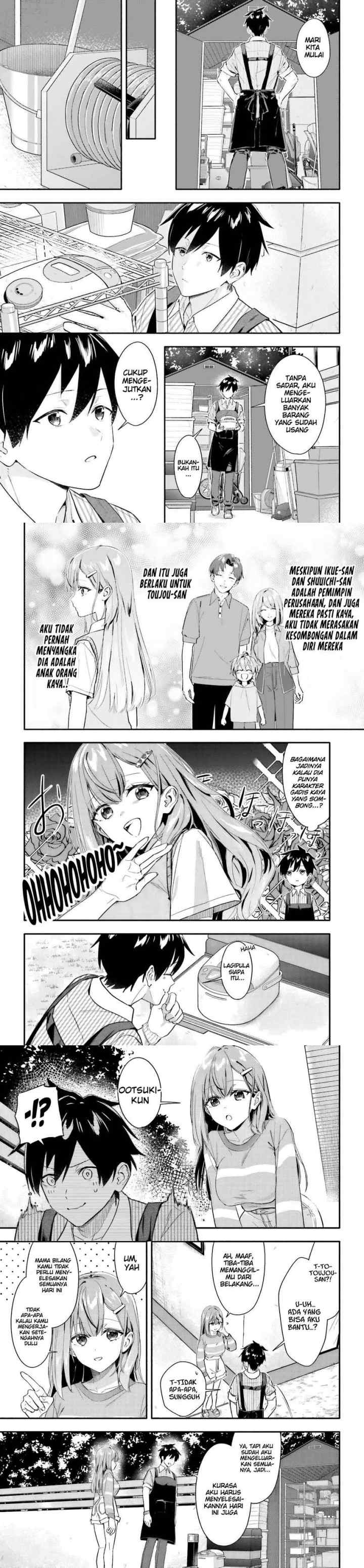 Kajidaikou no Arbeit wo Hajimetara Gakuen Ichi no Bishoujo no Kazoku ni Kiniirarechaimashita chapter 6 halaman 10