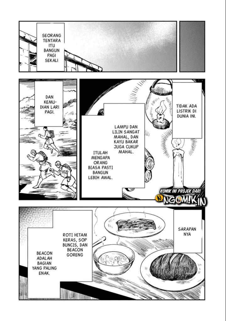 When I Reincarnated I Was a Soldier?! ~A Man Called the Red Shinigami~ chapter 1.2 halaman 16