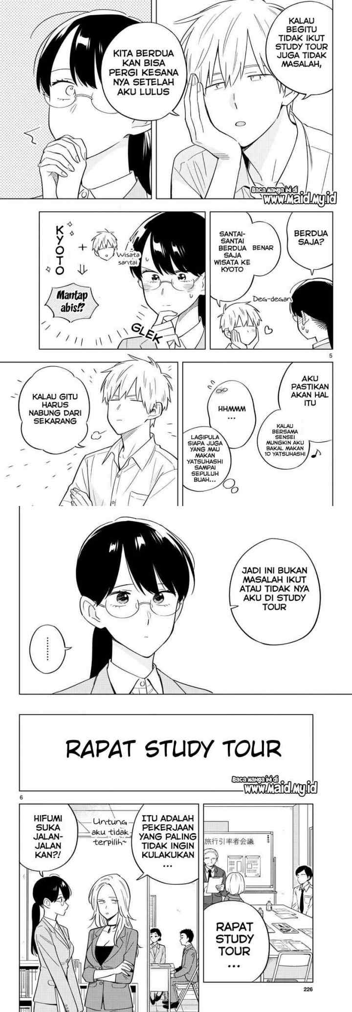 Sensei wa Koi wo Oshierarenai chapter 34 halaman 4