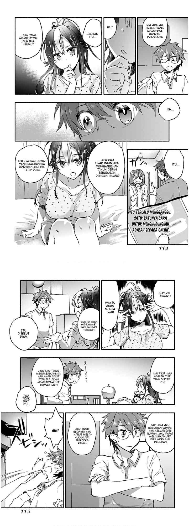 Yankee Musume ni Natsukarete Kotoshi mo Juken ni Shippai Shisou Desu chapter 9 halaman 8