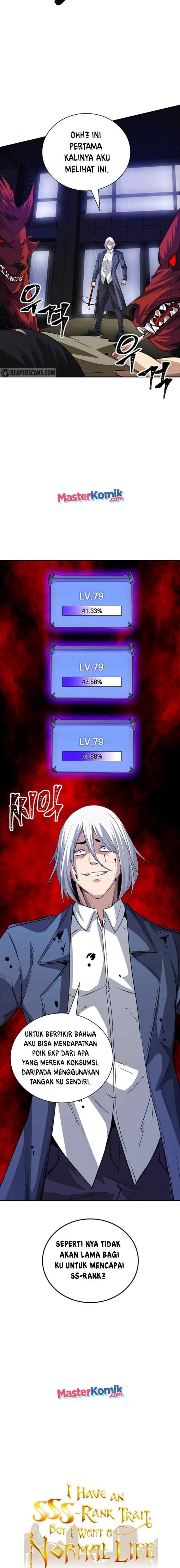 I have an SSS-rank Trait, but I want a Normal Life chapter 12 halaman 18