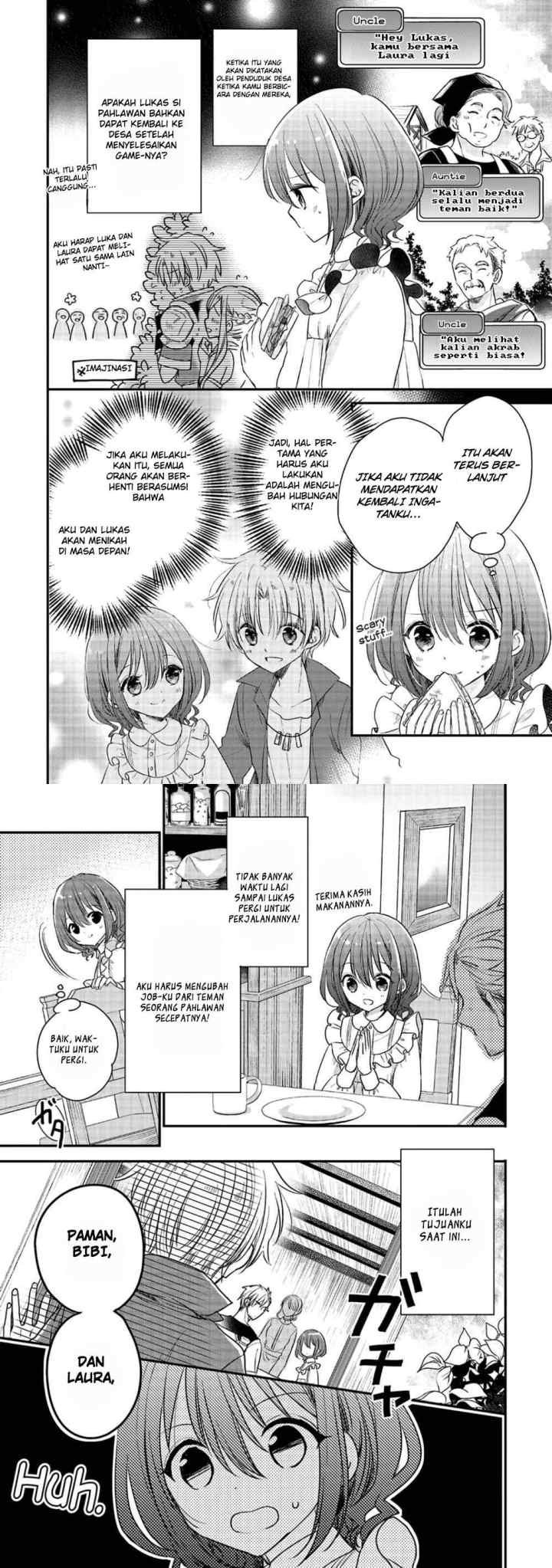 Yuusha-sama no Osananajimi to iu Shokugyou no Make Heroine ni Tensei shita no de, Chougoushi ni Job Change shimasu chapter 2 halaman 5