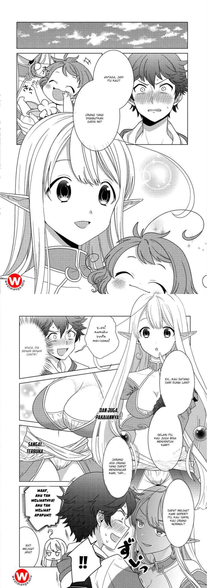Seirei-tachi no Rakuen to Risou no Isekai Seikatsu chapter 1 halaman 6