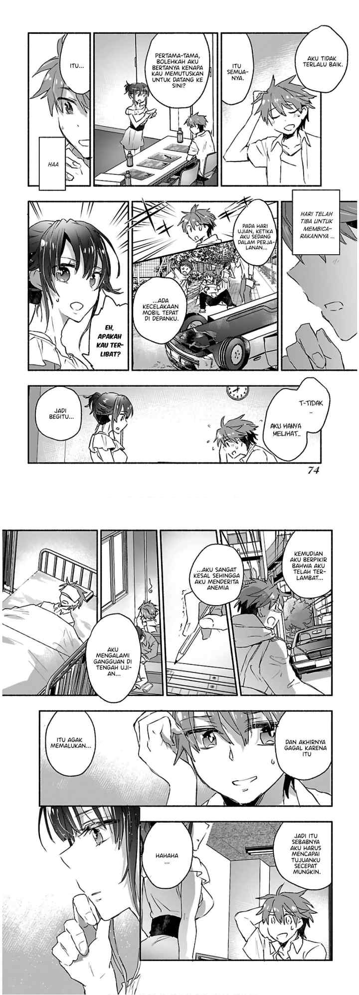 Yankee Musume ni Natsukarete Kotoshi mo Juken ni Shippai Shisou Desu chapter 8 halaman 4
