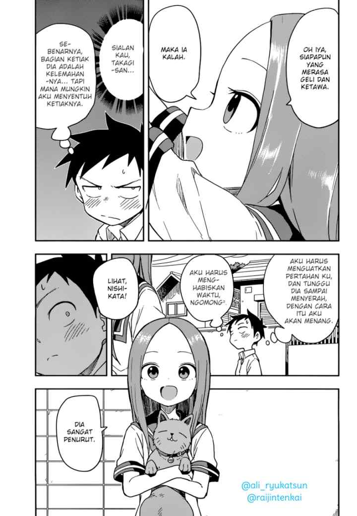 Karakai Jouzu no Takagi-san chapter 147 halaman 8